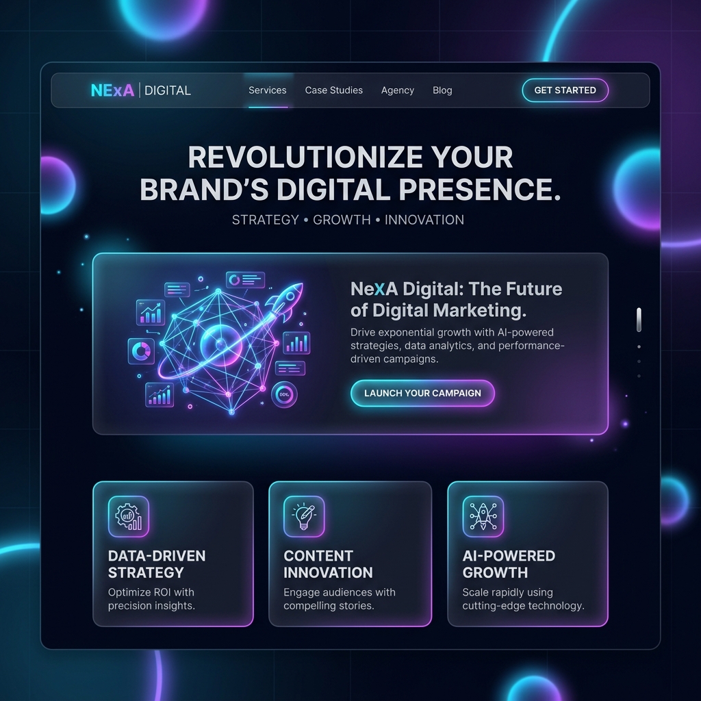 Digital marketing performance dashboard